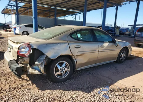 2004 Pontiac Grand Prix Gt2 z USA, uszkodzony, nr VIN 2G2WS522141212095